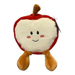 GIGGLESCAPE 5” RED APPLE PLUSH STUFFED ANIMAL